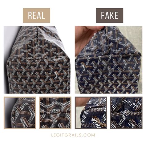 fake goyard how to tell|authentic goyard tote.